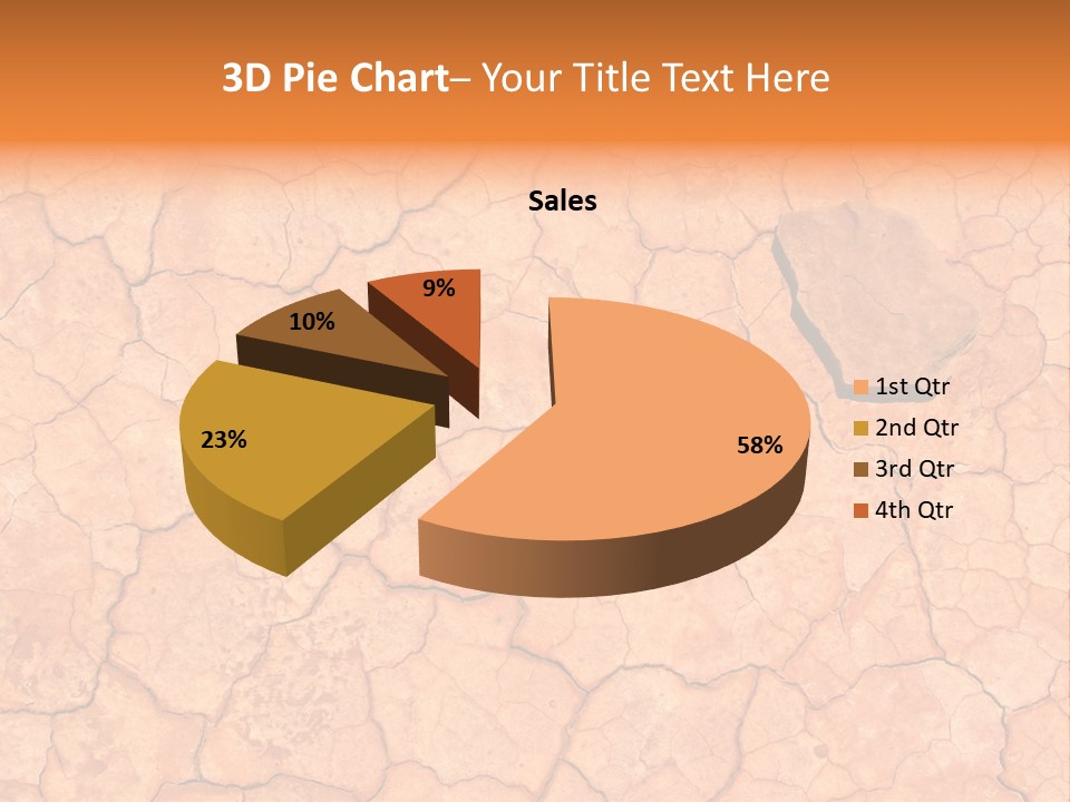 Cracking Up:a Conceptual Image To Indicate Stress, Cracking Under Pressure, Or As A Texture/Bg. PowerPoint Template