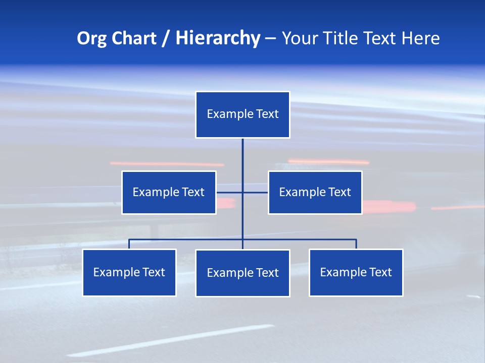 A Blue Truck Driving Down A Road With A Blue Tarp Over It PowerPoint Template