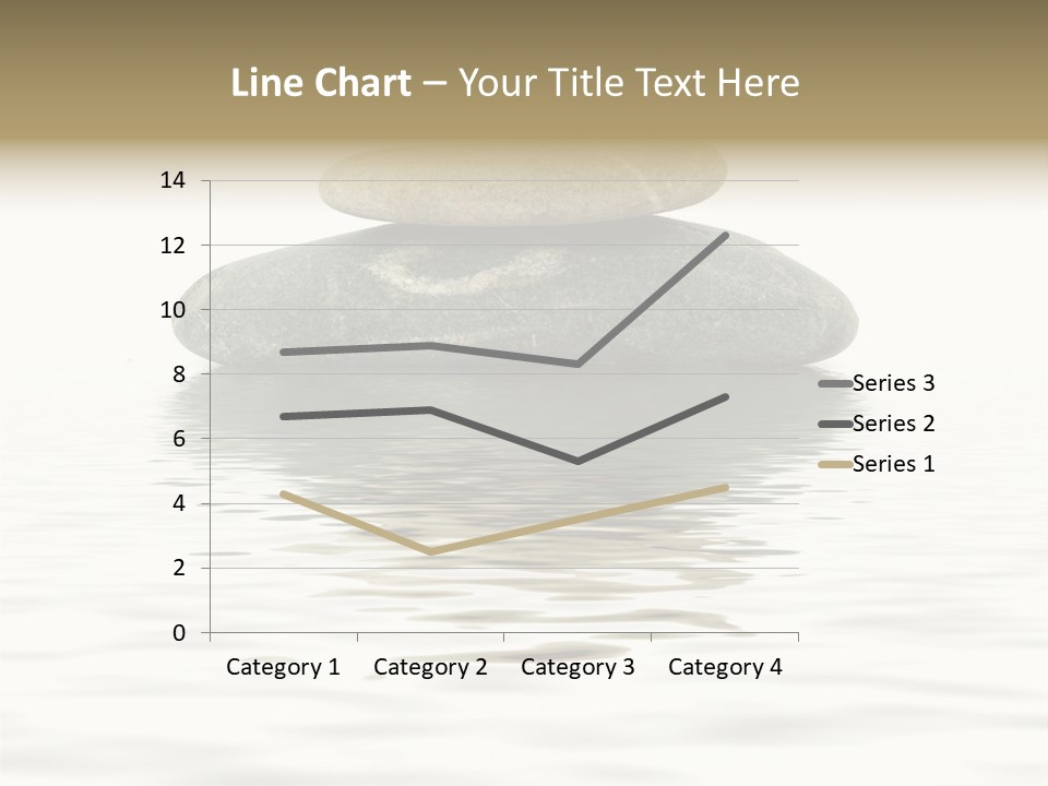 Zen Spa Stones Studio Isolated On White PowerPoint Template