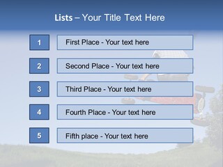 A Man Jumping From Dirt Kicker PowerPoint Template