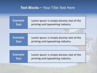 A Man Jumping From Dirt Kicker PowerPoint Template