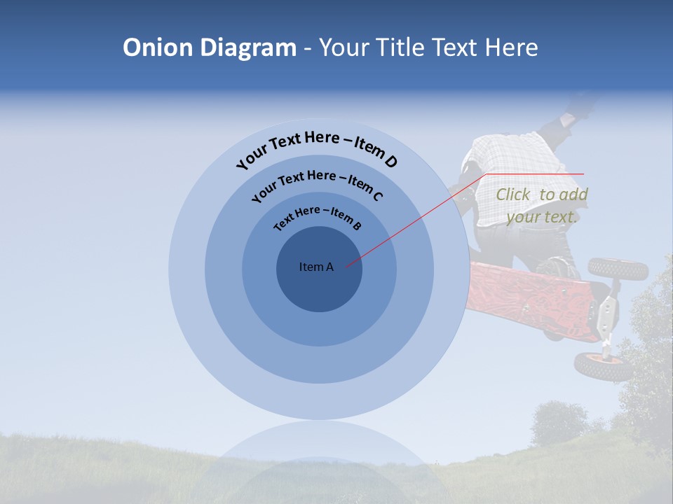 A Man Jumping From Dirt Kicker PowerPoint Template