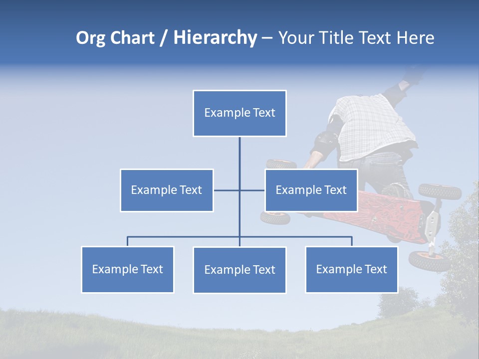 A Man Jumping From Dirt Kicker PowerPoint Template