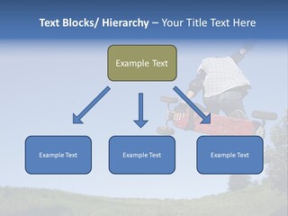 A Man Jumping From Dirt Kicker PowerPoint Template