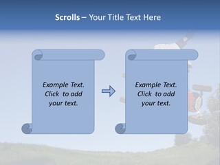 A Man Jumping From Dirt Kicker PowerPoint Template