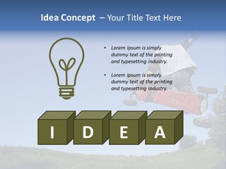 A Man Jumping From Dirt Kicker PowerPoint Template