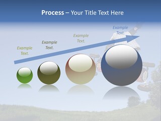 A Man Jumping From Dirt Kicker PowerPoint Template