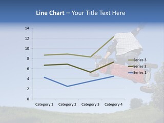 A Man Jumping From Dirt Kicker PowerPoint Template