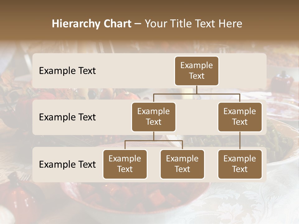 Thanksgiving Holiday Dinner Table PowerPoint Template