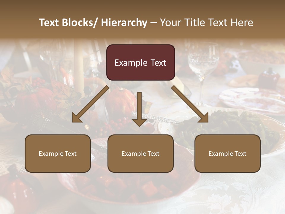 Thanksgiving Holiday Dinner Table PowerPoint Template
