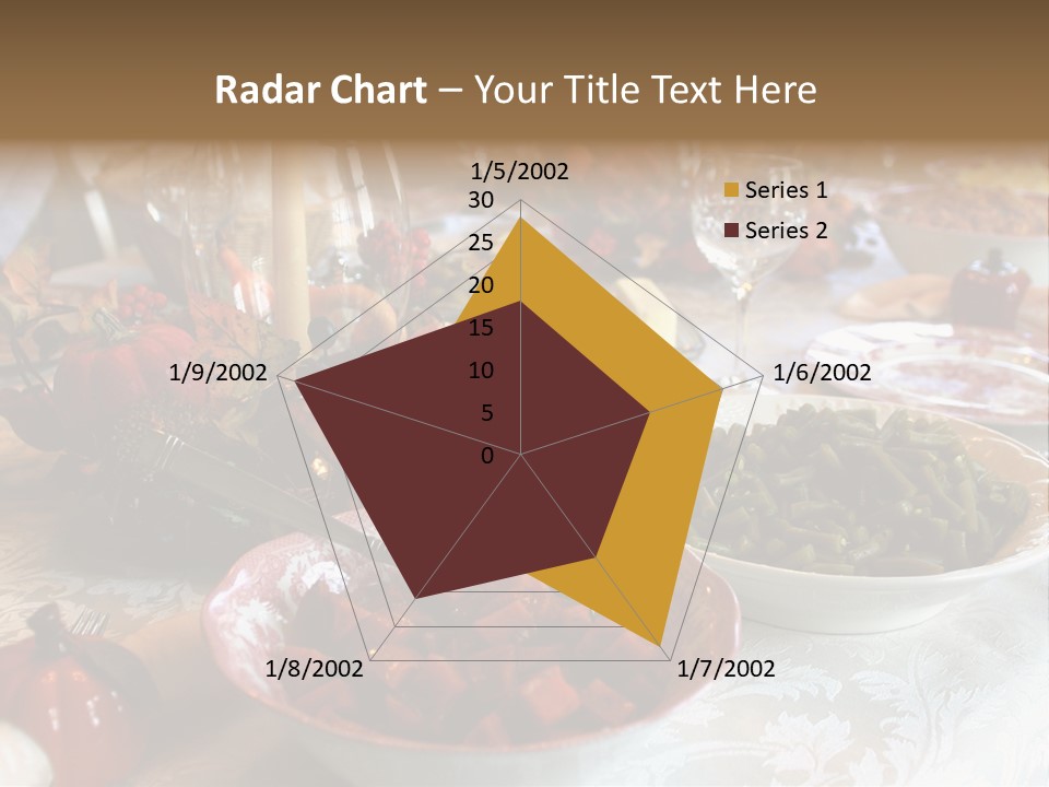 Thanksgiving Holiday Dinner Table PowerPoint Template
