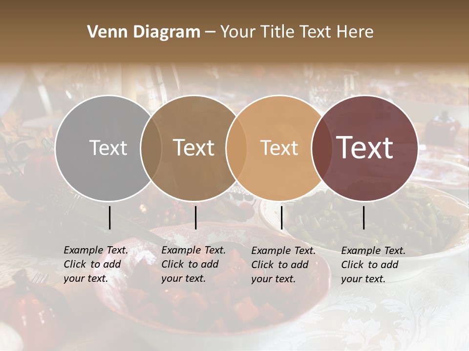 Thanksgiving Holiday Dinner Table PowerPoint Template