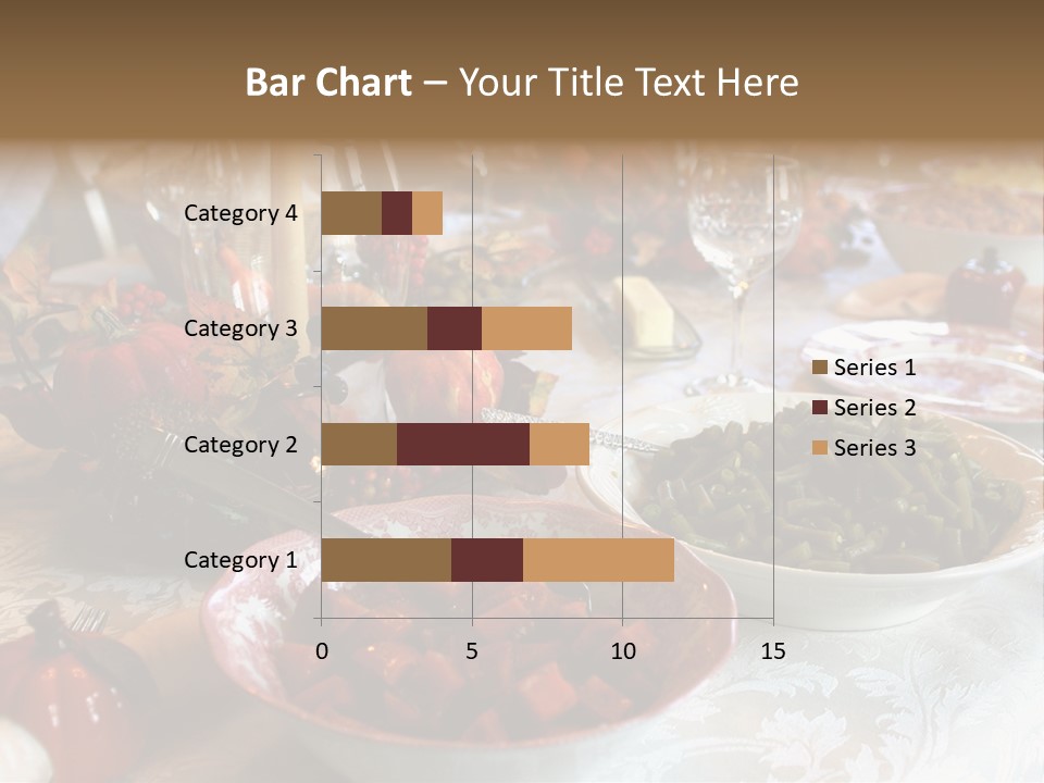 Thanksgiving Holiday Dinner Table PowerPoint Template