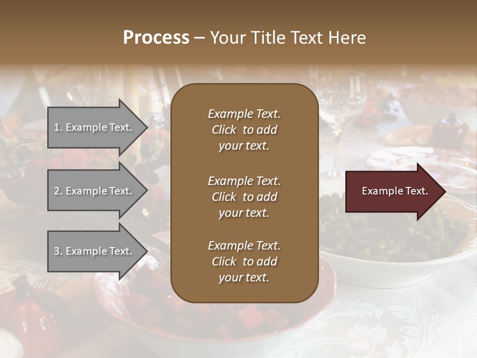 Thanksgiving Holiday Dinner Table PowerPoint Template