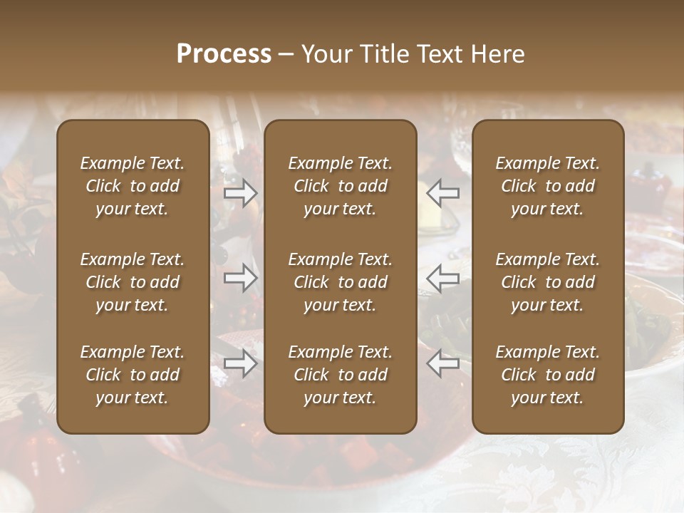 Thanksgiving Holiday Dinner Table PowerPoint Template
