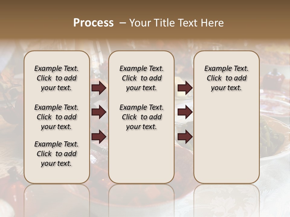 Thanksgiving Holiday Dinner Table PowerPoint Template