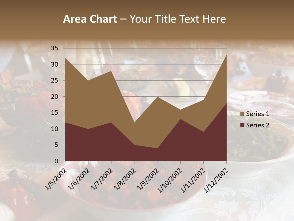 Thanksgiving Holiday Dinner Table PowerPoint Template