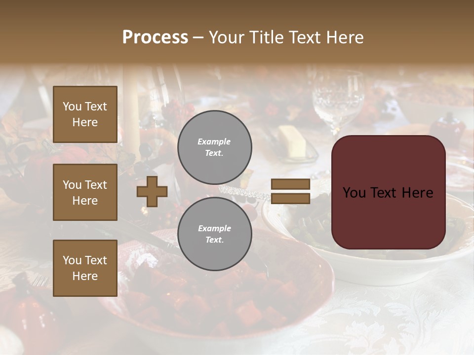 Thanksgiving Holiday Dinner Table PowerPoint Template