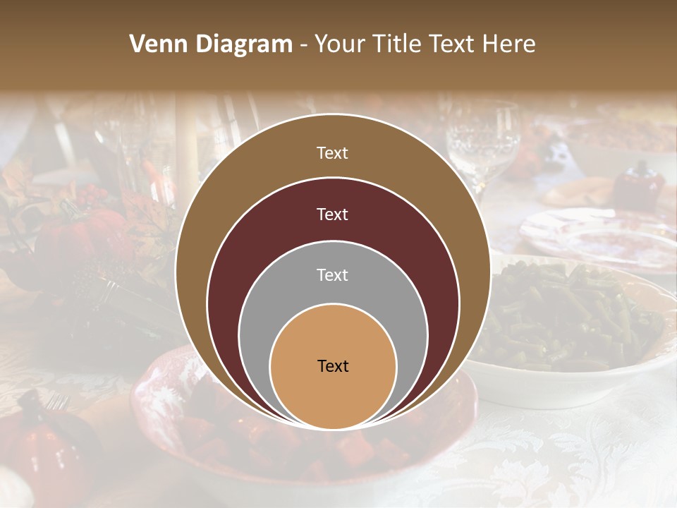 Thanksgiving Holiday Dinner Table PowerPoint Template
