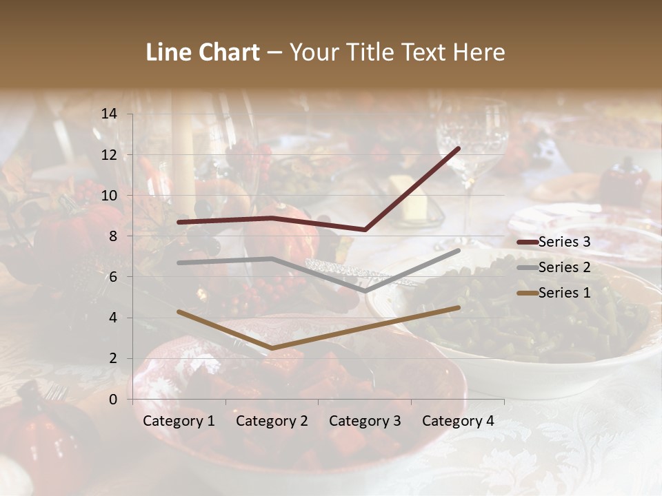 Thanksgiving Holiday Dinner Table PowerPoint Template