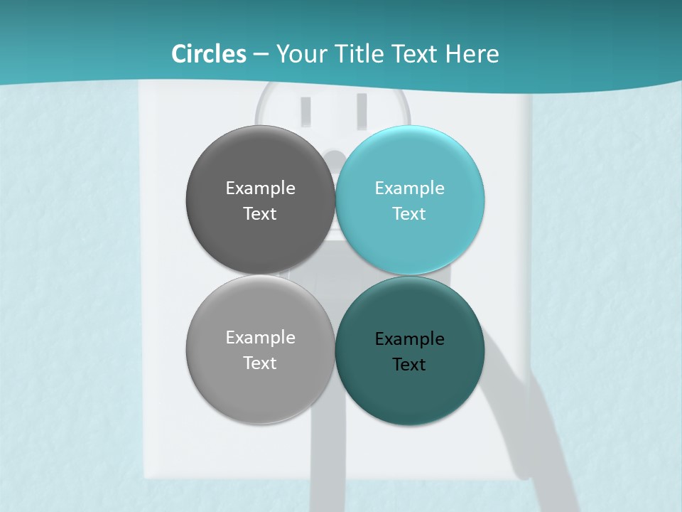 A Clean Image Of A 110 Volt Wall Power Outlet Against A Freshly Painted Wall. Perfect Image For Any Abstract Energy Promotion Use Or To Make Inferences For Home Design Or Appliance Use. PowerPoint Template