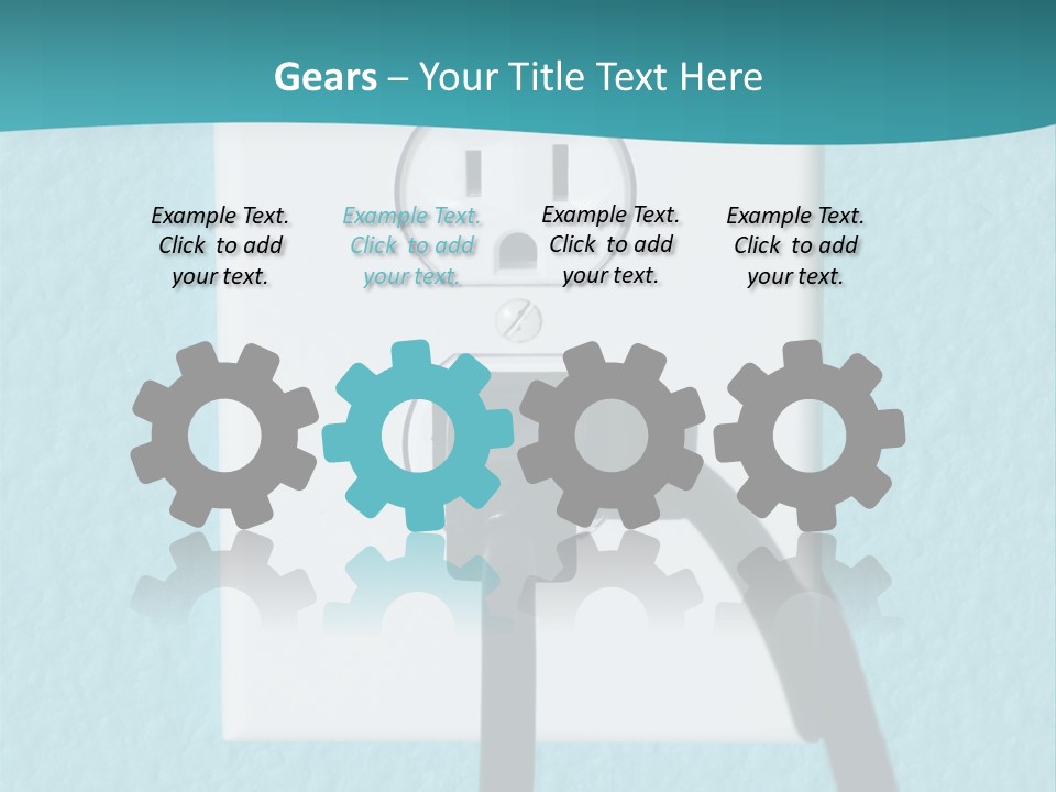 A Clean Image Of A 110 Volt Wall Power Outlet Against A Freshly Painted Wall. Perfect Image For Any Abstract Energy Promotion Use Or To Make Inferences For Home Design Or Appliance Use. PowerPoint Template