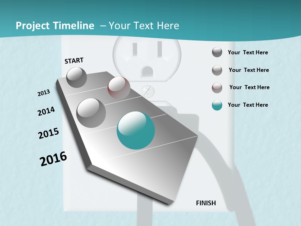 A Clean Image Of A 110 Volt Wall Power Outlet Against A Freshly Painted Wall. Perfect Image For Any Abstract Energy Promotion Use Or To Make Inferences For Home Design Or Appliance Use. PowerPoint Template