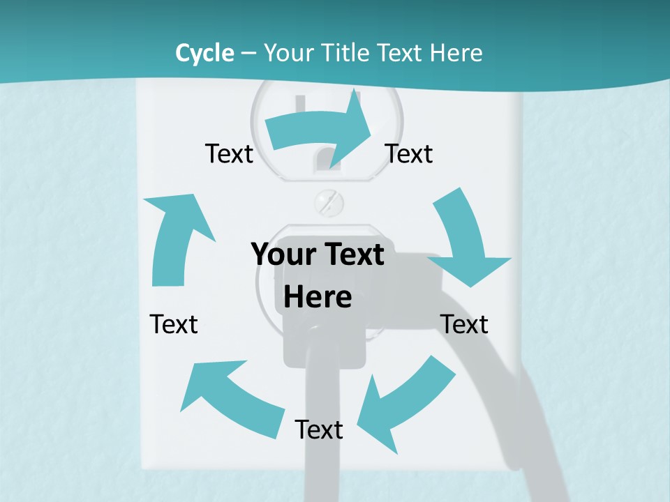 A Clean Image Of A 110 Volt Wall Power Outlet Against A Freshly Painted Wall. Perfect Image For Any Abstract Energy Promotion Use Or To Make Inferences For Home Design Or Appliance Use. PowerPoint Template