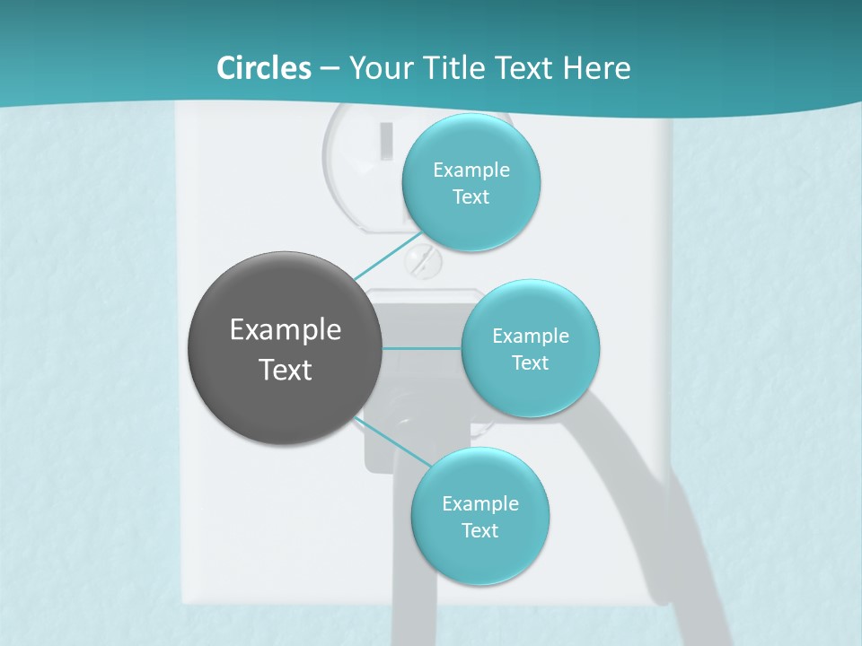 A Clean Image Of A 110 Volt Wall Power Outlet Against A Freshly Painted Wall. Perfect Image For Any Abstract Energy Promotion Use Or To Make Inferences For Home Design Or Appliance Use. PowerPoint Template