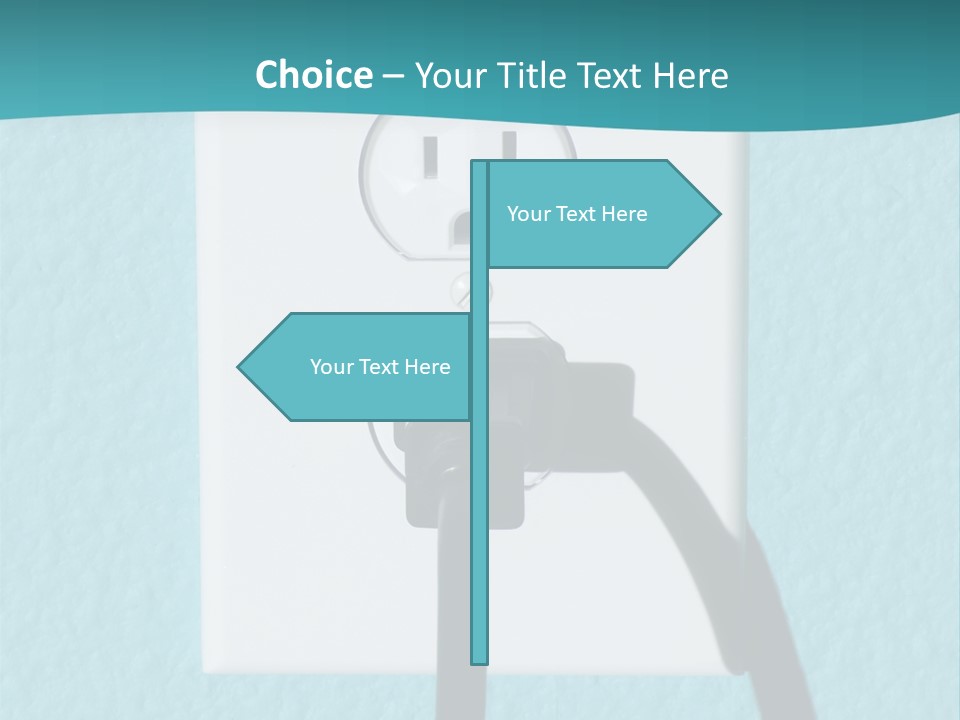 A Clean Image Of A 110 Volt Wall Power Outlet Against A Freshly Painted Wall. Perfect Image For Any Abstract Energy Promotion Use Or To Make Inferences For Home Design Or Appliance Use. PowerPoint Template