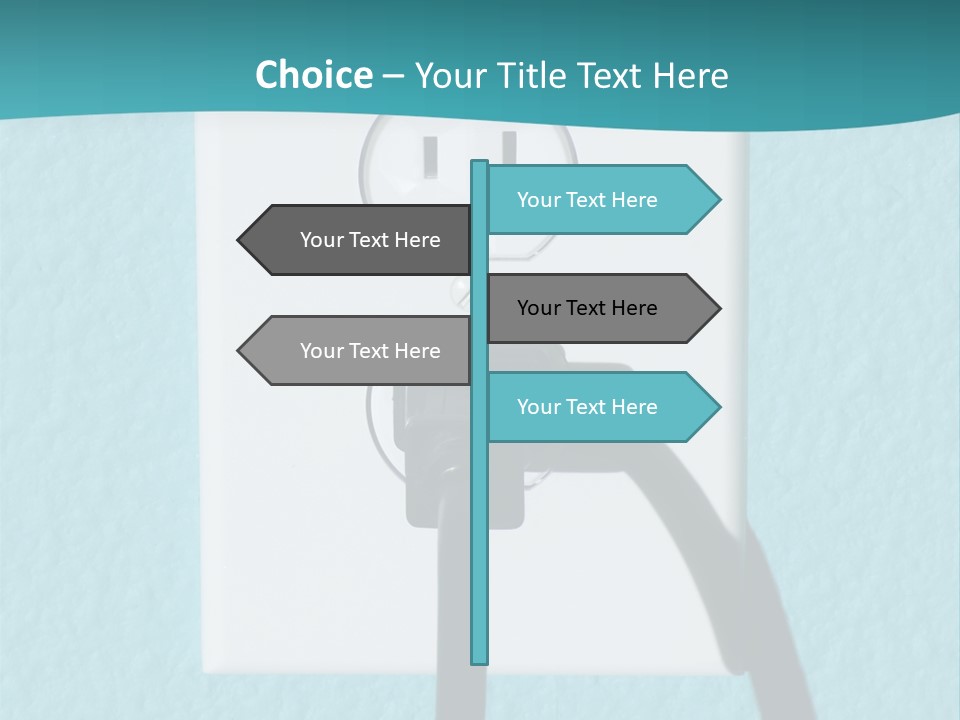A Clean Image Of A 110 Volt Wall Power Outlet Against A Freshly Painted Wall. Perfect Image For Any Abstract Energy Promotion Use Or To Make Inferences For Home Design Or Appliance Use. PowerPoint Template