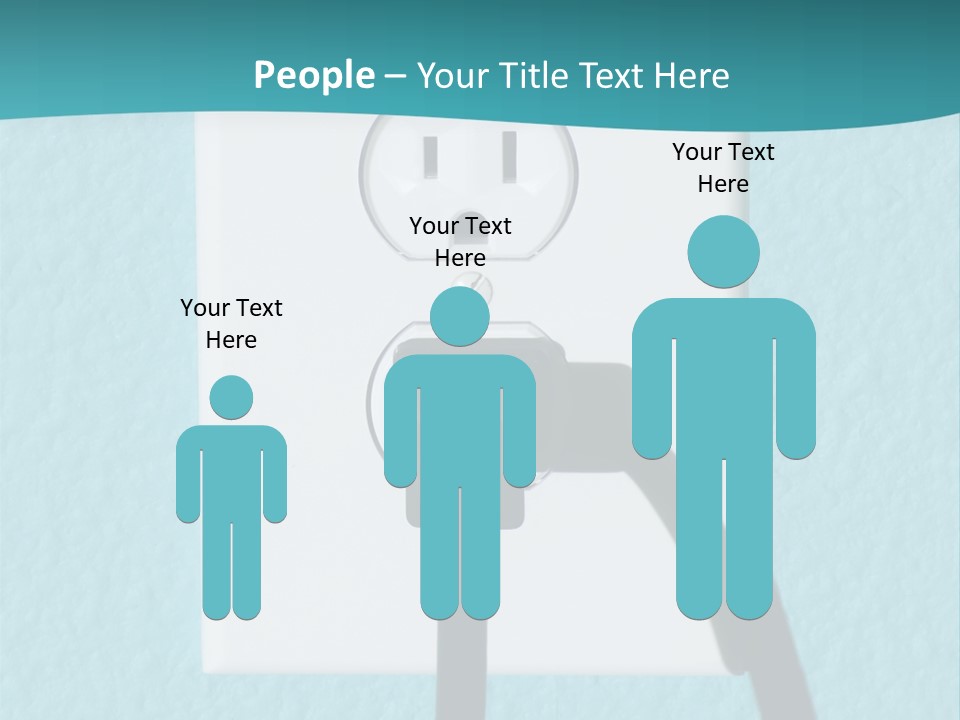 A Clean Image Of A 110 Volt Wall Power Outlet Against A Freshly Painted Wall. Perfect Image For Any Abstract Energy Promotion Use Or To Make Inferences For Home Design Or Appliance Use. PowerPoint Template