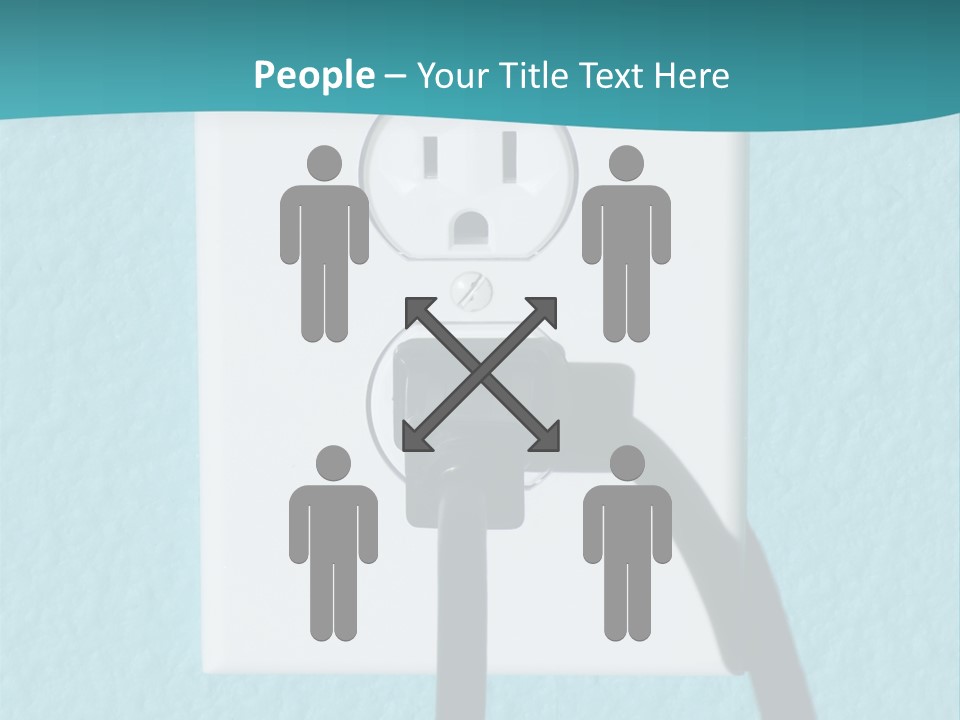 A Clean Image Of A 110 Volt Wall Power Outlet Against A Freshly Painted Wall. Perfect Image For Any Abstract Energy Promotion Use Or To Make Inferences For Home Design Or Appliance Use. PowerPoint Template