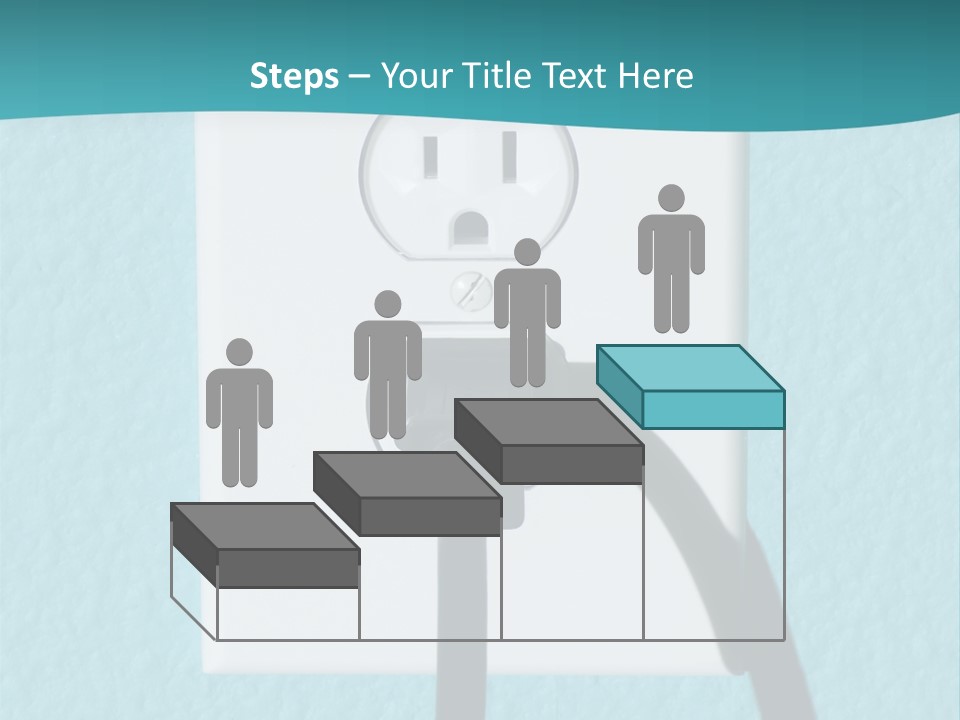A Clean Image Of A 110 Volt Wall Power Outlet Against A Freshly Painted Wall. Perfect Image For Any Abstract Energy Promotion Use Or To Make Inferences For Home Design Or Appliance Use. PowerPoint Template
