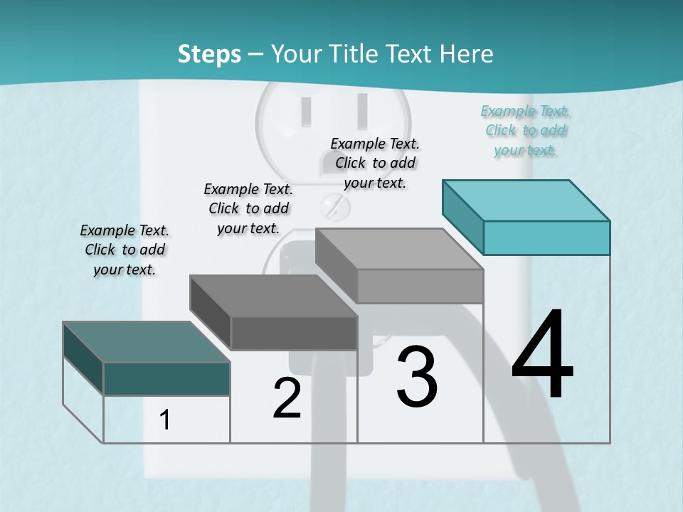 A Clean Image Of A 110 Volt Wall Power Outlet Against A Freshly Painted Wall. Perfect Image For Any Abstract Energy Promotion Use Or To Make Inferences For Home Design Or Appliance Use. PowerPoint Template