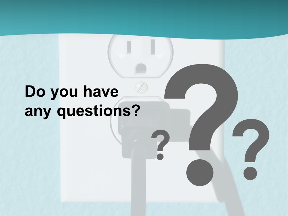 A Clean Image Of A 110 Volt Wall Power Outlet Against A Freshly Painted Wall. Perfect Image For Any Abstract Energy Promotion Use Or To Make Inferences For Home Design Or Appliance Use. PowerPoint Template