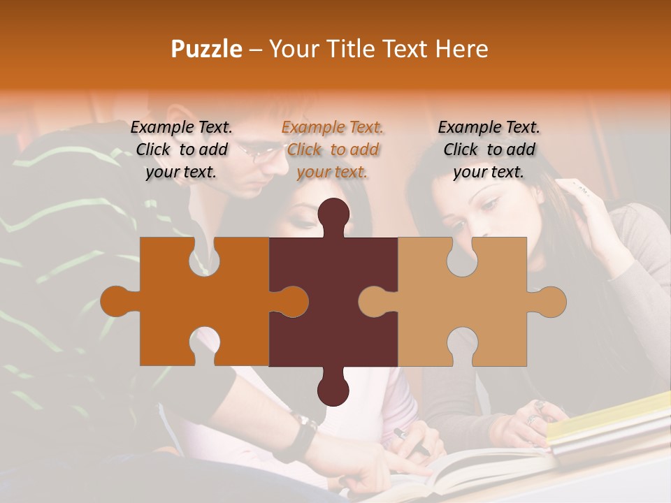 Pink Ribbon And Female Figures On White Background PowerPoint Template