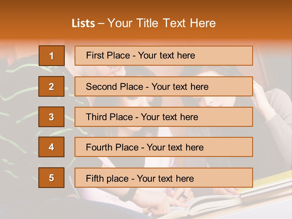 Pink Ribbon And Female Figures On White Background PowerPoint Template