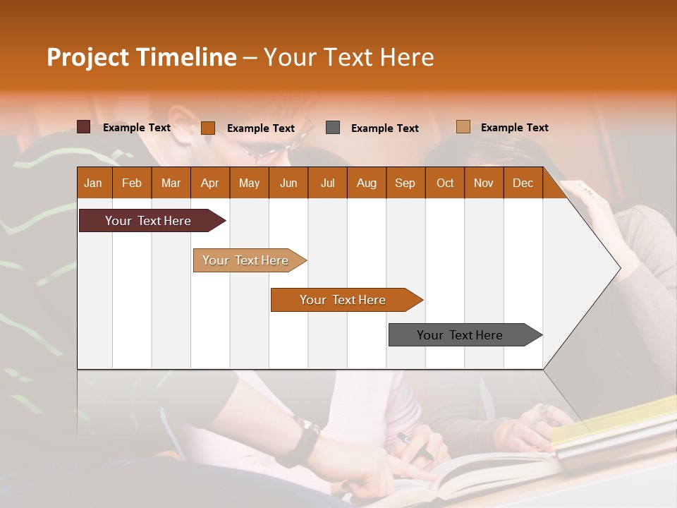 Pink Ribbon And Female Figures On White Background PowerPoint Template