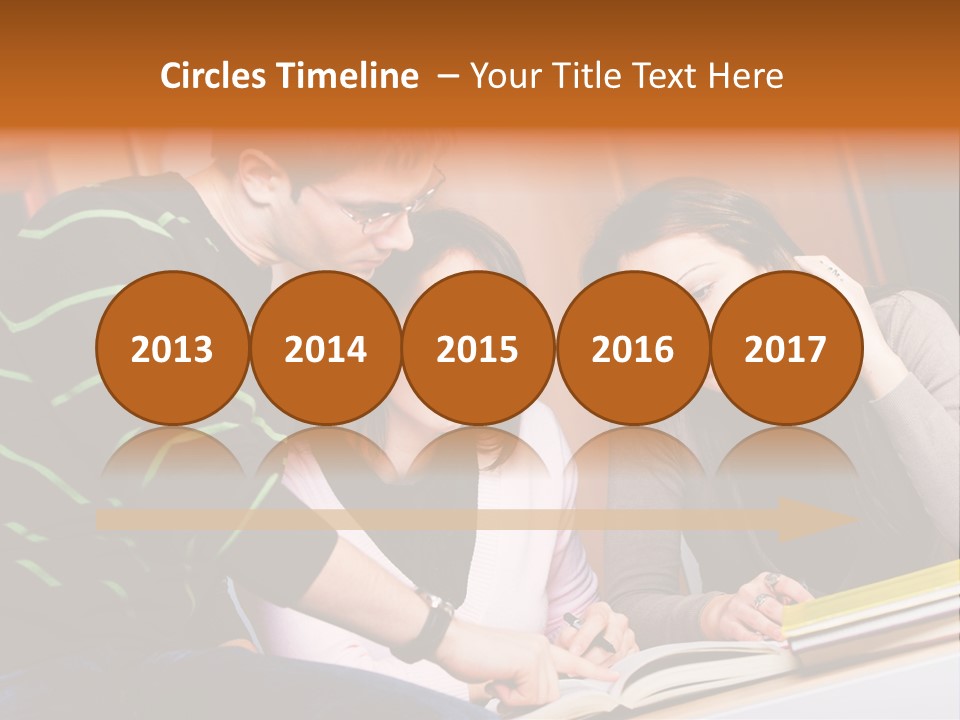 Pink Ribbon And Female Figures On White Background PowerPoint Template