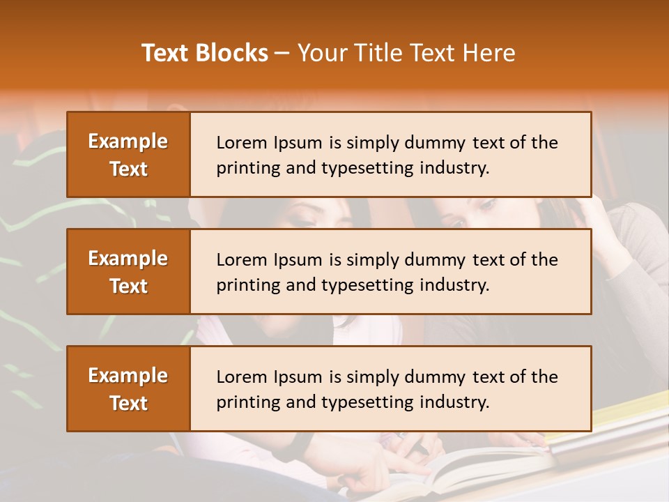 Pink Ribbon And Female Figures On White Background PowerPoint Template