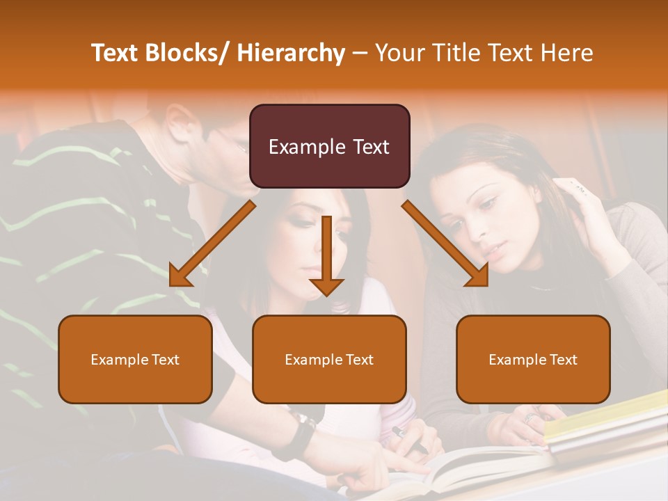 Pink Ribbon And Female Figures On White Background PowerPoint Template