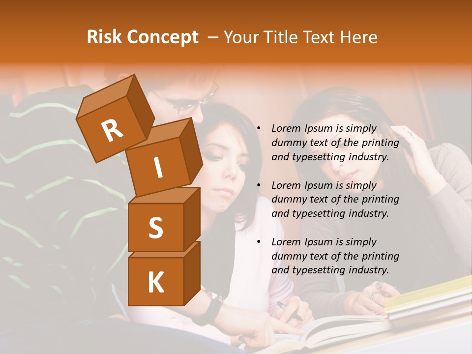 Pink Ribbon And Female Figures On White Background PowerPoint Template