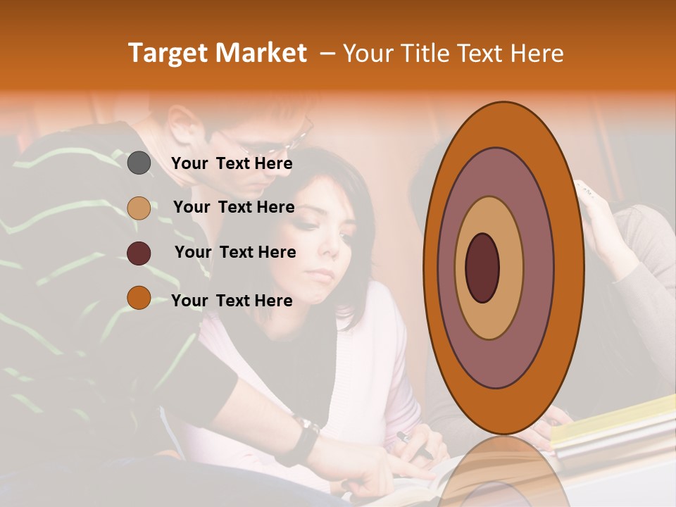 Pink Ribbon And Female Figures On White Background PowerPoint Template