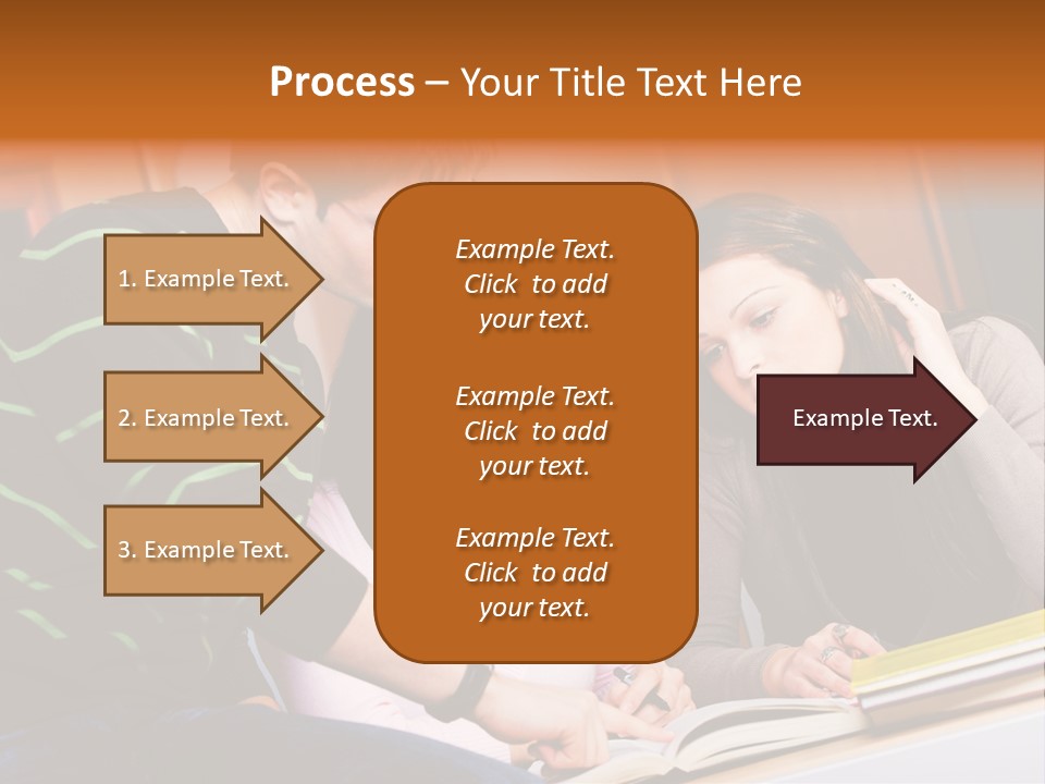 Pink Ribbon And Female Figures On White Background PowerPoint Template