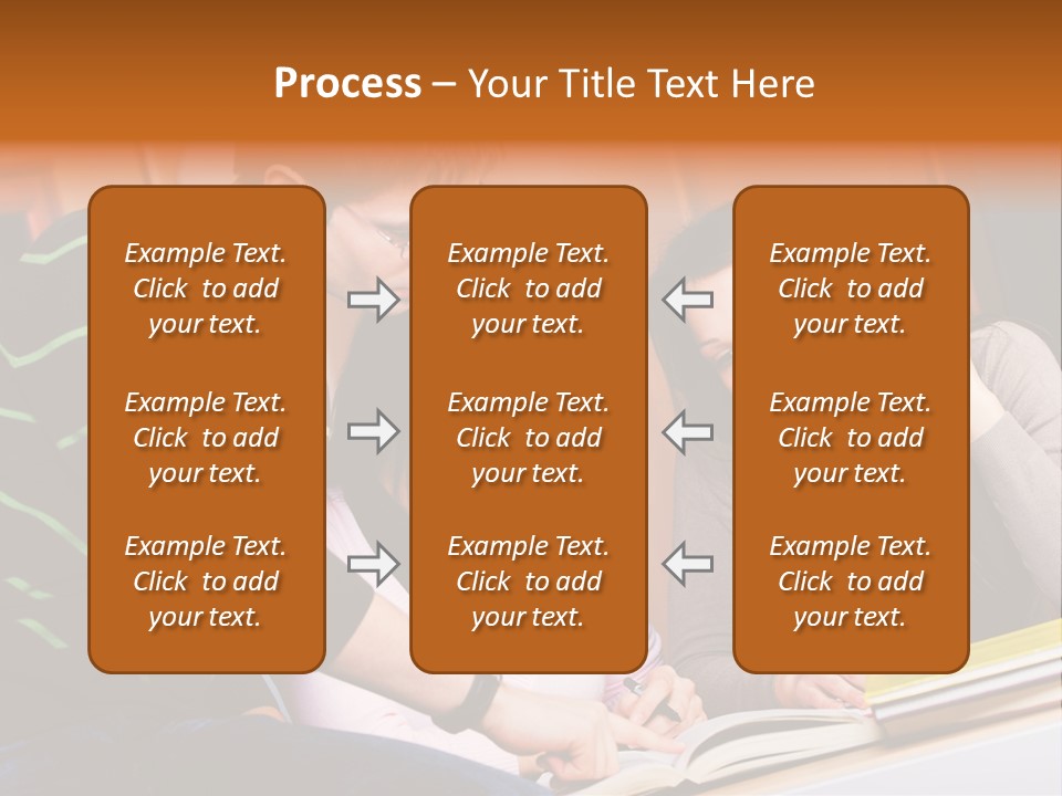 Pink Ribbon And Female Figures On White Background PowerPoint Template