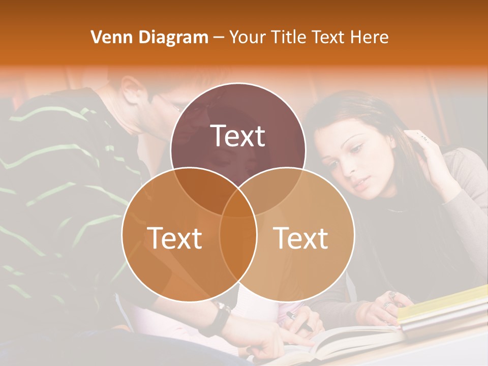 Pink Ribbon And Female Figures On White Background PowerPoint Template