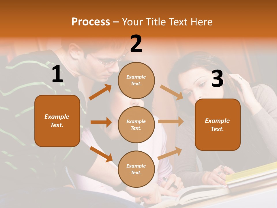 Pink Ribbon And Female Figures On White Background PowerPoint Template