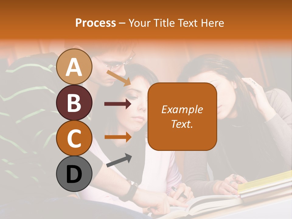 Pink Ribbon And Female Figures On White Background PowerPoint Template