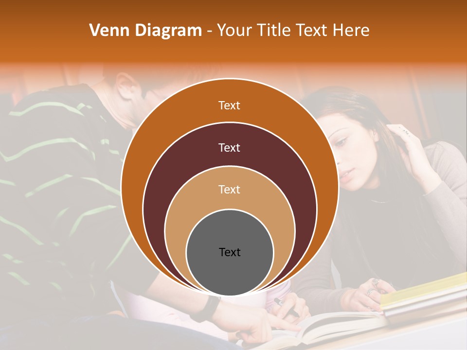 Pink Ribbon And Female Figures On White Background PowerPoint Template